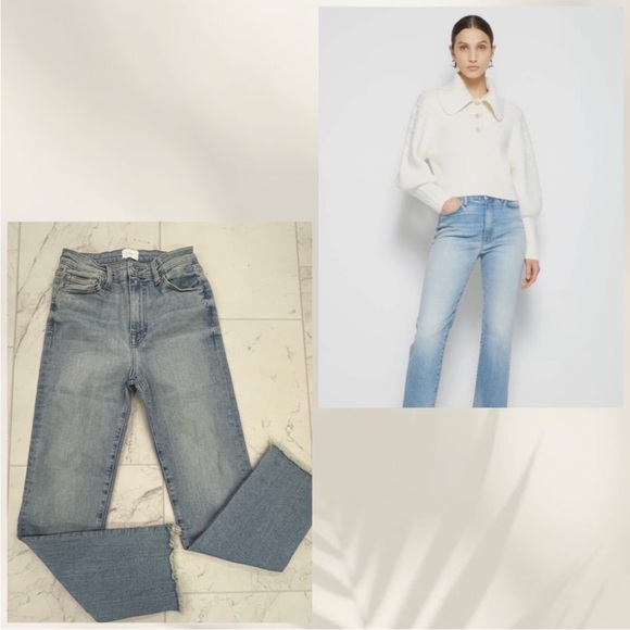 NWT Jonathan Simhkai River High Rise Straight Leg In Light...
